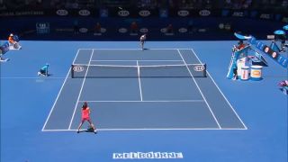 Extra uletené podanie na Australian Open 2013