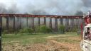 video Štýlový kolaps železničného mostu
