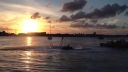 Flyboard pri zapde slnka