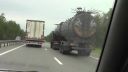 video Kamión Mad Max v Rusku na diaľnici