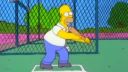 Homer vs stroj na odpaľovanie loptičiek