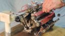 video Miniatúrny V8 motor pre modely