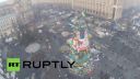 Ukraine_ Drone view of Maidan on morning after deadly Kiev clash