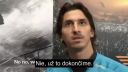 Ibrahimovic vtipkuje pocas rozhovoru