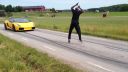 video Preskok Lamborghini idúceho 130 km/h