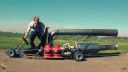 video Diabolsky vytunená motokára s pulzným motorom