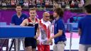 video Drsný pád z trampolíny a pohotový pomocník (Baku 2015)