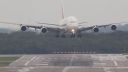 video Airbus A380 - pristávanie pri silnom bočnom vetre