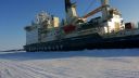 video Rybárov na rieke vyrušil jadrový ľadoborec (Rusko)