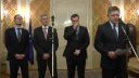 Rozdelenie ministerstiev 7(Smer),3(SNS),2(Most),1(Sieť)