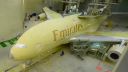 Nový náter pre Emirates Airbus A380 (Dubaj)