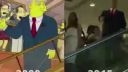 Trump - Simpsonovci v r.2000 vs realita 2016