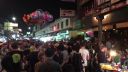 Nočný život na ulici Khao San (Bangkok)