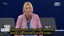 Italská europoslankyně Alessandra Mussolini se opřela do kolegů