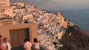 Západ slnka z mestečka Fira - Santorini