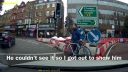 Ohľaduplný vodič a nepozorný cyklista (Londýn)