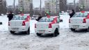 Nafetovany rusky taxikár