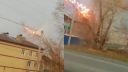 Pozor na stromy v blízkosti elektrického vedenia (Rusko)