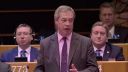 Nigel Farage - vůdce Brexit Party - se loučí s Evropskou unií