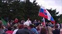 Prejav M. Uhríka na proteste