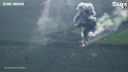 Bombardovanie ruskej pozície v oblasti pri Charkove