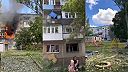19.7.2022 Kramatorsk, Donecká oblasť, následky dnešného ruského ostreľovania