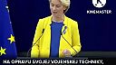 Ursula von der Leyenová hovorí o čipoch z ruských chladničiek a umývačiek riadu