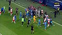 Dobrá nálada na zápase ruského pohára Zenit Petrohrad - Spartak Moskva (bitka)