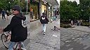 Instantná Karma cyklistu