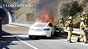 Kompilácia požiarov elektrických vozidiel