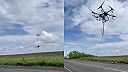 Operátor octacoptéry vylovil zostrelený dron okupantov Orlan-10 mínového poľa