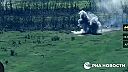 Ruské antitankové jednotky obstrelujú ukro tanky a pechotu s obr. transportérom