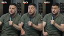 Nafetovany Zelenský zase blúzni