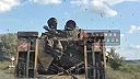 Švédske bojové vozidlo pechoty CV90 na ceste do Ruska
