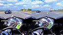 Motorkár a vodič Porsche Boxter si to rúbali po diaľnici rýchlosťou 270 km/h