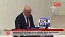 Turecký poslanec Hasan Bitmeze počas prejavu