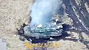 Ďalšia zničená švédska verzia nemeckého tanku Leopard 2A5