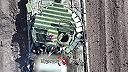 Ruský tank T-72B3 zasiahnutý dronom