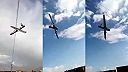 Iránsky dron sa zamotal do elektrického vedenia v Sýrii