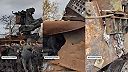 Bojové vozidlo Stryker vo svojej prirodzenej polohe