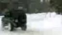 Pajero na snehu 2