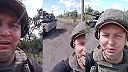 Trofejný tank M1A1SA Abrams s reaktívnym pancierovaním Kontakt-1