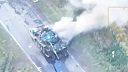 Lacný ruský FPV dron vs. ukrajinský tank T-72M1