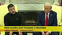 Tiskový brífink a roztržka mezi Donaldem Trumpem a Volodymyrem Zelenským v Bílém