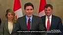 Dosluhujúci premiér Kanady Trudeau oznamuje zavedenie 25% cla na produkty z USA