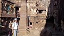 Chrám Kailasa v oblasti Ellora v Indii.