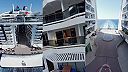 Aká veľká je výletná loď MSC World Europa? (let FPV dronom)