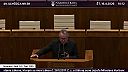 Opozičný poslanec Jozef Pročko (Hnutie Slovensko) vystúpil v parlamente k návrhu