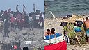 Napätie v Ceute: provizórne tábory migrantov na plážach a strety s políciou