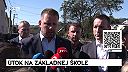 Brífing ministrov k útoku na základnej škole v Staškove (29.9.2026)